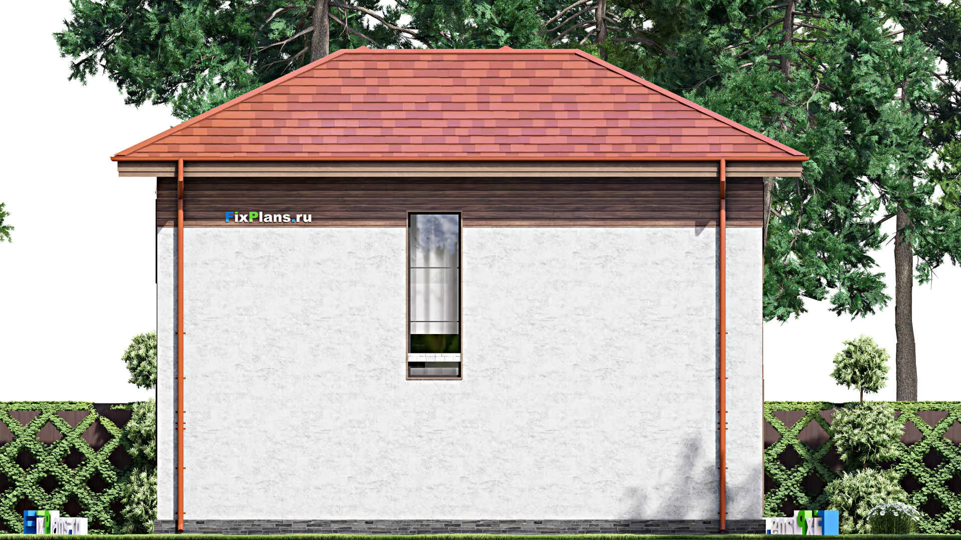 F-14084 - Проект двухэтажного дома 8 на 11, площадью 110 м² с 3 спальнями